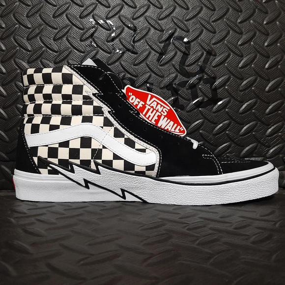 Vans Sk8-Hi Bolt "lightning bolt Checkerboard" VN0A5JIVA04 - Picture 4 of 12